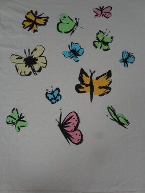 OBEY PROPAGANDA LARGE BUTTERFLY TEE OFF-WHITE BEIGE XL T-SHIRT L560